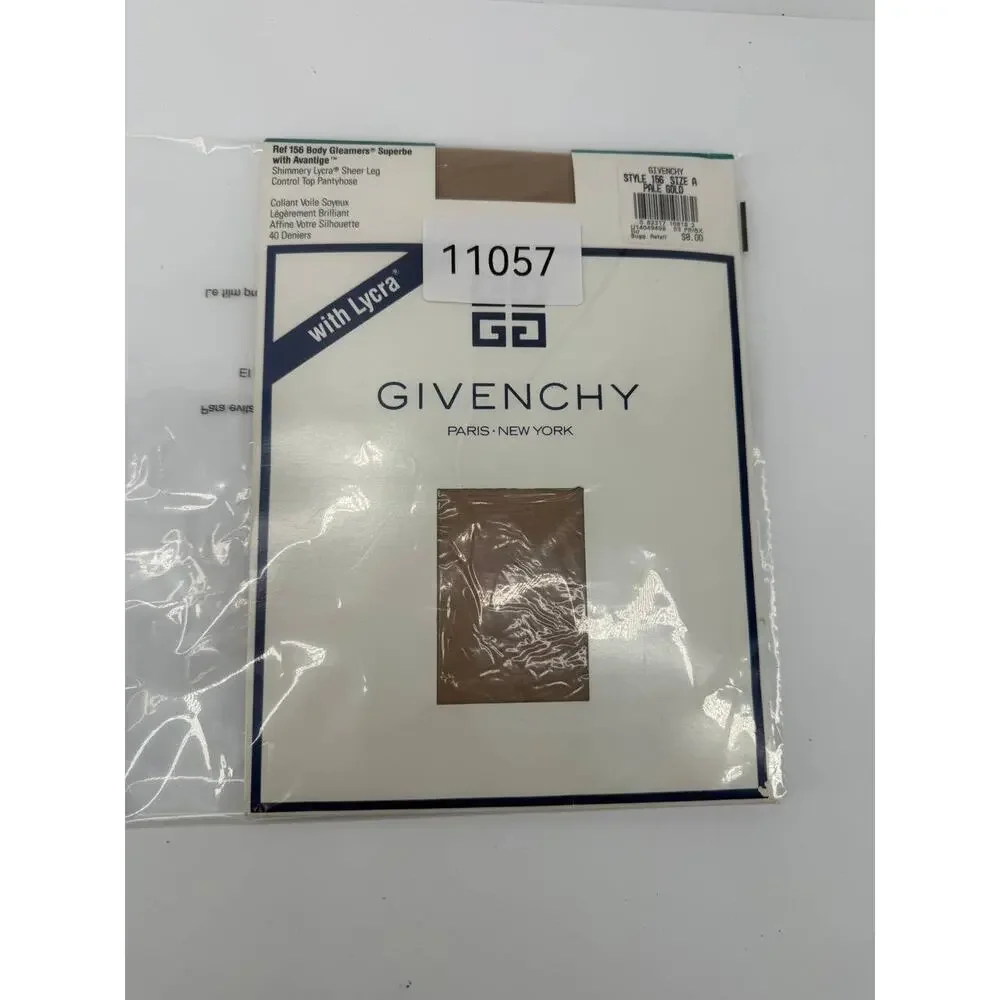 Vintage Givenchy Body Gleamers Pantyhose Pale Gold Size A 40 Denier New